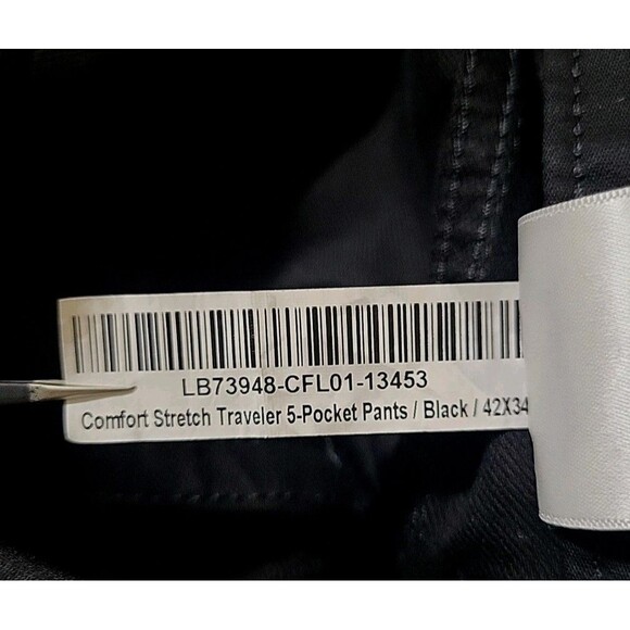 NWT Quince Mens Comfort Stretch Traveler 5-Pocket Pants - Casual Black 35X34 - Picture 4 of 14